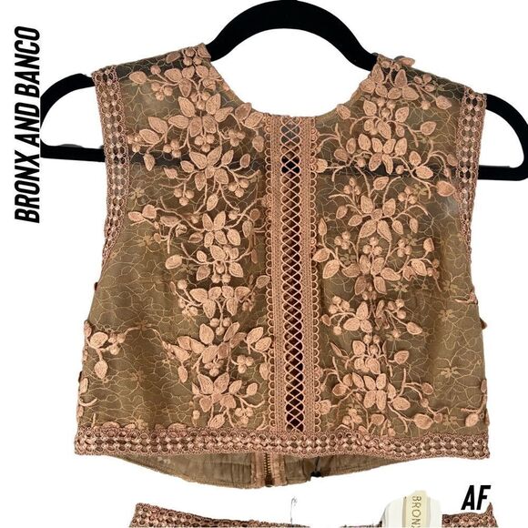 BRONX AND BANCO MEGAN TWO PIECE SET IN DESERT ROSE NUDE NWT 6 medium - Picture 3 of 4